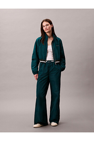 Calvin Klein Kadın Yeşil Pantolon
