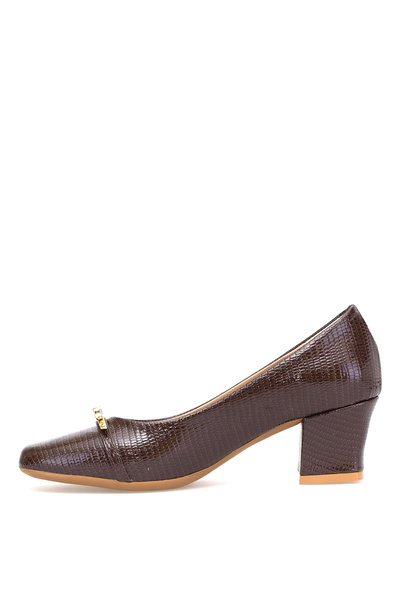 Ayakkabı Fuarı Elit Pm280 K555 Women's Classic Heeled Shoes Brown
