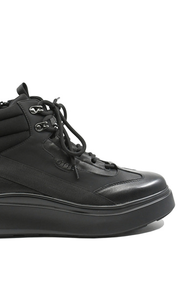 OTTER Men's High-Ankle Sport Boots Black Genuine Leather OTR 270017