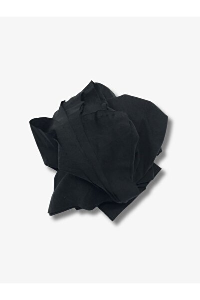 Yiğit Kumaş Sports Teamwear Flowy Polyester Combed Stretch Fabric, Piece 100X150 cm Black Color