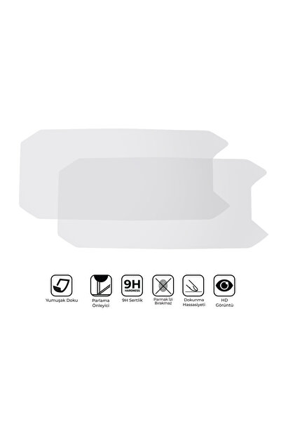 GP KOMPOZİT TVS Raider 125 2023-2024 Uyumlu Motosiklet Ekran Koruyucu Şeffaf