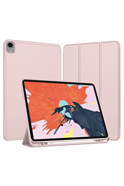 SKYDDAR INNOVATION Tablet case for iPad Pro 12.9, Pencil holder Flex Trifold, sticker set, Pink