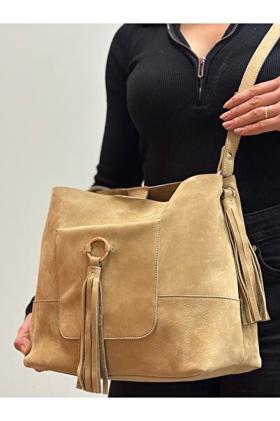 MaVaux Marilla 100% Genuine Nubuck Casual, Soft Leather Stylish Design Puppy Shoulder and Crossbody Bag