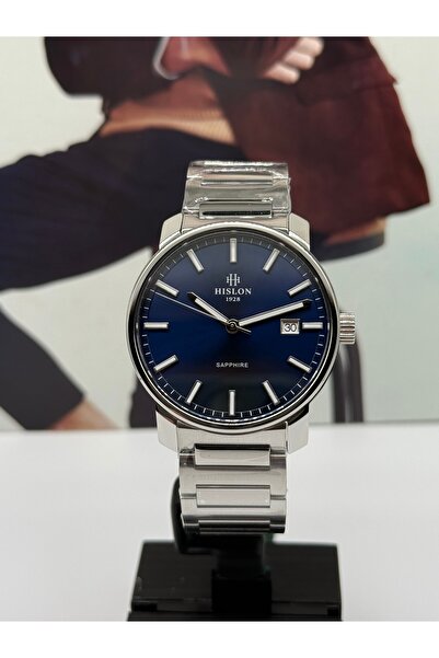 Hislon Steel Mens Watch Sapphire Crystal 3 Atm Waterproof 3 Years Warranty
