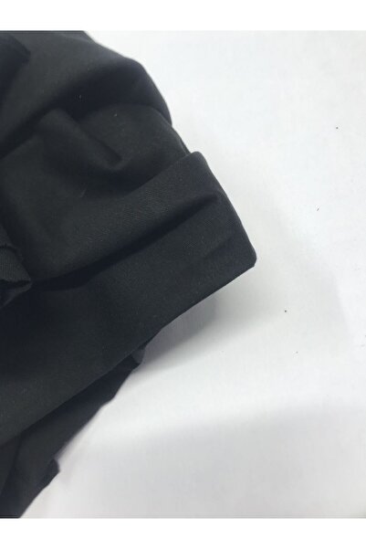 Yiğit Kumaş Thin Ribbed Fabric, Piece 100X160 cm Black Color