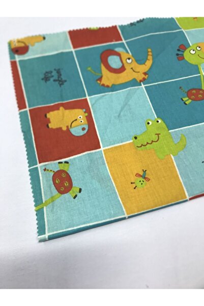 Yiğit Kumaş Poplin Fabric Patterned, Piece 40X50 cm Patchwork Fabrics