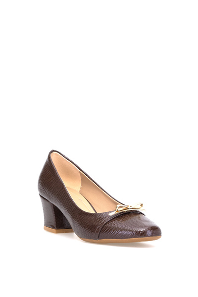 Ayakkabı Fuarı Elit Pm280 K555 Women's Classic Heeled Shoes Brown