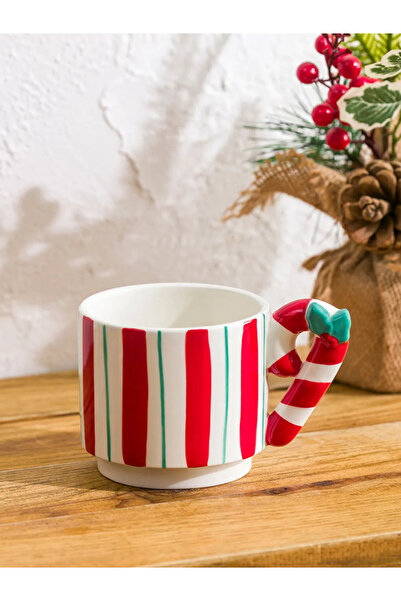 LC Waikiki Lcw Home Mixed Christmas Themed Porcelain Mug 390 ml