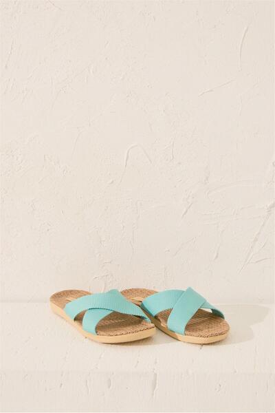 Perspective Women Secret Турецький бірюзовий поясний пляжний капці