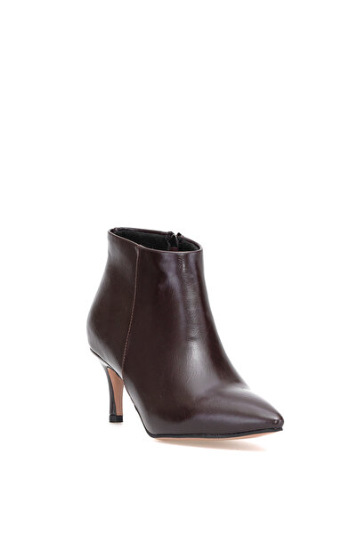 Ayakkabı Fuarı Elit Brk308C Women's Heeled Boots Brown