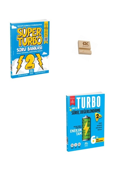 MODEL EĞİTİM YAYINCILIK Model 2. Sınıf Süper Turbo Tüm Dersler Soru Bankası ve Süreç Denemeleri + Telefon Standı