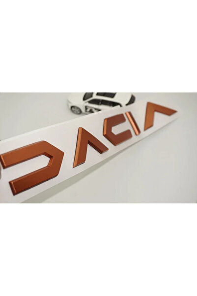EDEXPORT Dacia Yeni Nesil Bagaj 3M Bronz ABS Yazı Logo Arma