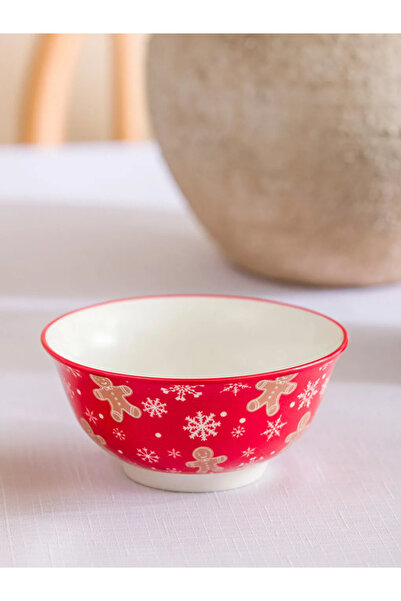 LC Waikiki Lcw Home Mixed Printed Ceramic Bowls Set of 2