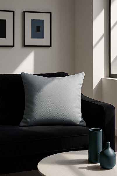 Premier Home Nadia Throw Pillow Cover Light Gray V1 45X45