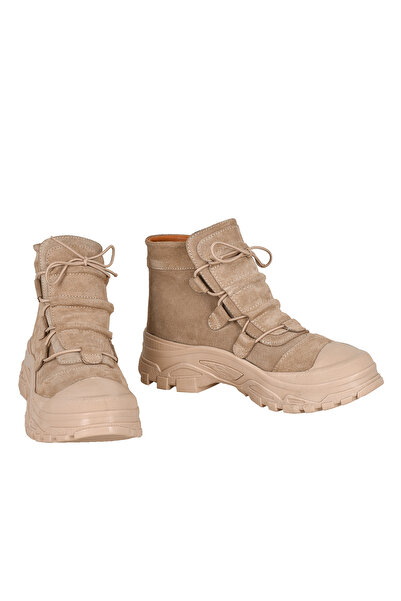 NOOSY Genuine Leather Mink Women's Boots