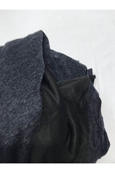 Yiğit Kumaş Ecrin Fabric Winter Combed Cotton, Piece 270X180 cm Anthracite Color
