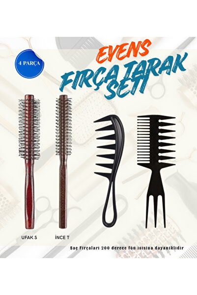 EYENS Σετ ανδρικής χτένας με βούρτσα 4 τεμαχίων Προϊόν ευκαιρίας