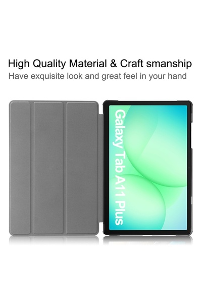 SKYDDAR INNOVATION Tablet case for Samsung Galaxy Tab A11 Plus / A9 Plus, FoldPro, Red, set sticker