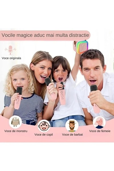 OEM Set of 2 Wireless Microphones, Karaoke + Speaker, Micro SD card, Bluetooth