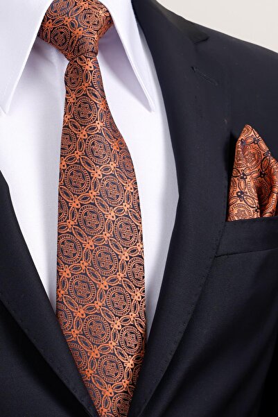 Esgue ربطة عنق كلاسيكية عريضة مصنوعة يدويًا مقاس 8 سم - ربطة عنق بنمط أزرق داكن