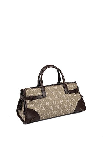 Silver Polo Silver & Polo Sp1260 Women's Handbag Alaska Dark Green-Brown