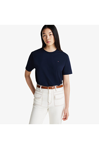 Tommy Hilfiger Modern Relaxed C-Nk Kadın Lacivert T-Shirt