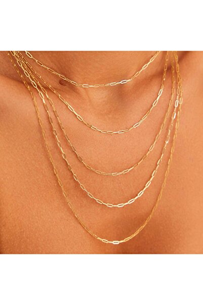 Bordo Kuyumculuk 14 Ayar Altın İnce Ataç Zincir 1,80 Mm