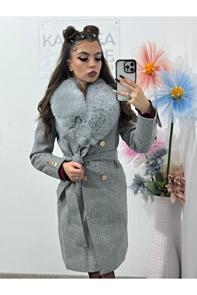 KATYDEA STORE Palton damă gri Helen