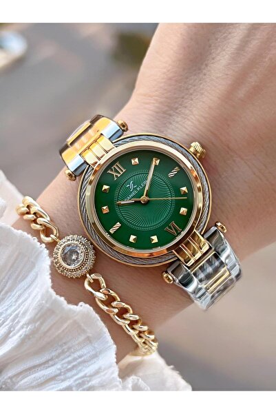 Daniel Klein 2 Years Warranty Steel Cord 30 Mt Water Resistant Women Wristwatch+Bracelet Bf.G.10070.4