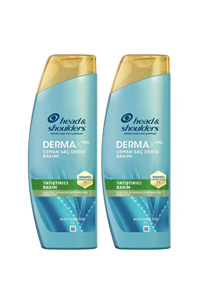 Head&Shoulders DermaXPRO Yatıştırıcı Kepek Karşıtı Şampuan Aloe Vera Özü ve Seramid ile 300ml x 2 Adet
