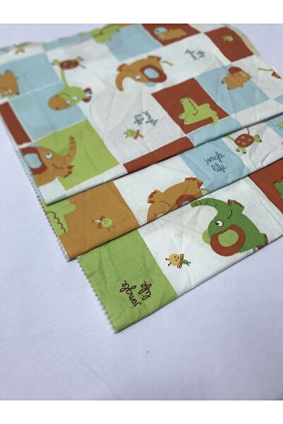 Yiğit Kumaş Poplin Fabric Patterned, Piece 40X50 cm 3 Pieces Patchwork Fabrics