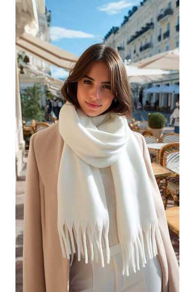 LAGRANZE Women's Luxesoft Tassel Scarf Shawl