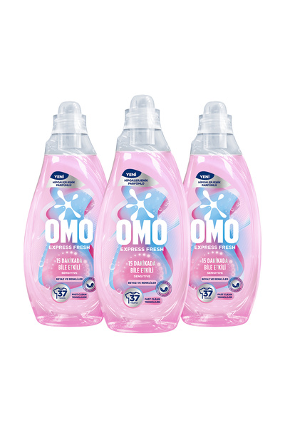 Omo Detergent lichid Express Fresh Sensitive pentru rufe albe și colorate 148...