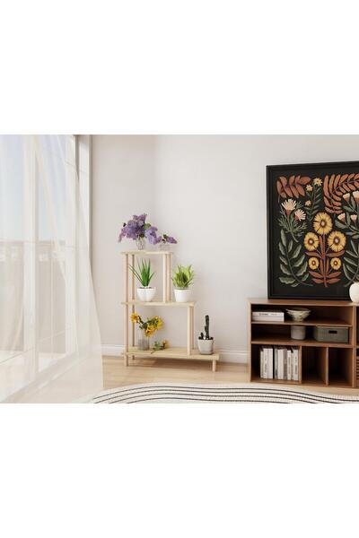 Masif Market Yaren Çiçeklik Asklık-Saksılık Standı Lefkasmeşe