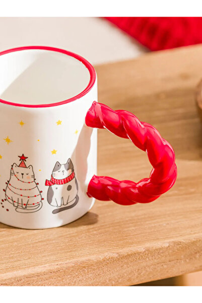 LC Waikiki Lcw Home Mixed Christmas Themed Ceramic Mug 300 ml