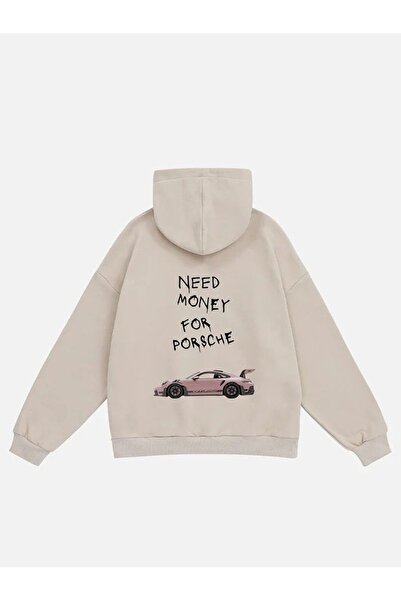 Flaubert سترة رياضية مطبوعة بعبارة 'الجنسين يحتاجون إلى المال' بثلاث خيوط وحج...