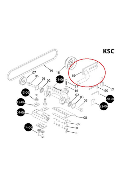 TAIWAN Log debarking arm for chainsaws suitable for Husqvarna 61, 268, 272, 281, 288