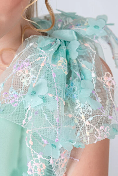 vestitino Papatya Model Girl's Evening Dress