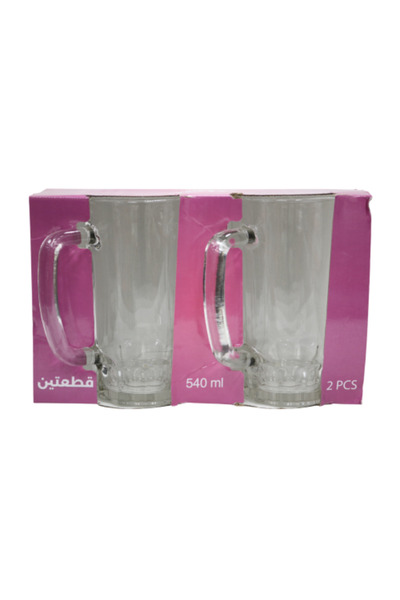 DESCLEAN Glass Cup Set | 2 Pieces | 540 ml | WS-481