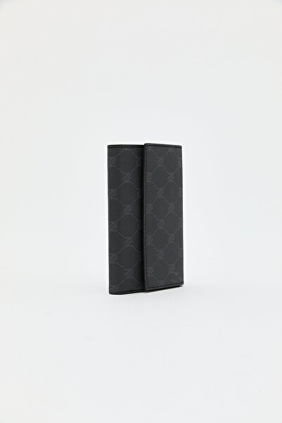 Nihan Monogram Wallet Black