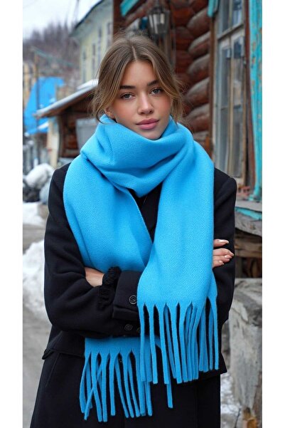 LAGRANZE Şal cu ciucuri LuxeSoft pentru femei