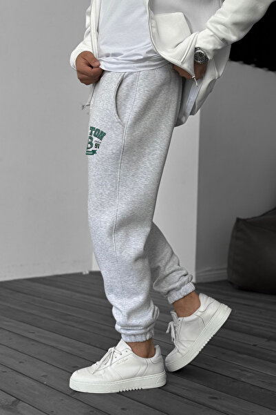 EydaMoon Men's Winter Boston Printed Fleece-Lined Underpants with Elasticated Legs