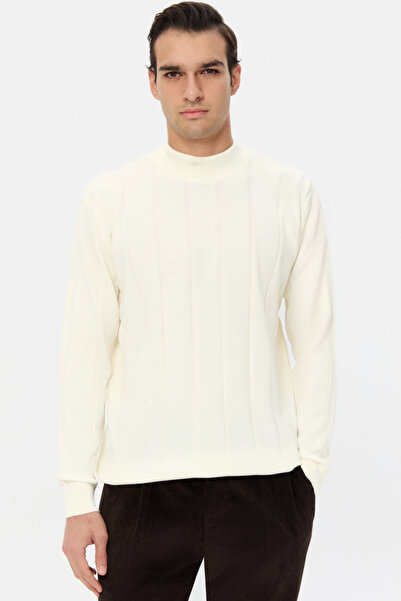 D'S Damat Ds Damat Regular Fit Ecru Sweater