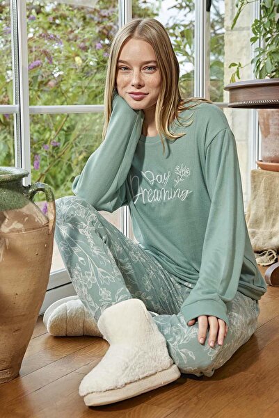 Aydoğan Women's Thermal Pajama Set – Warm and Comfortable Loungewear