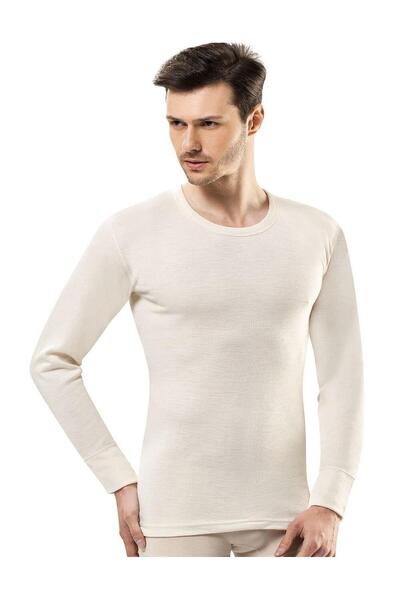 Şalcı Şalçı Safyün Мъжка дългоръкавна тениска от 75% вълна 446 - 2 броя