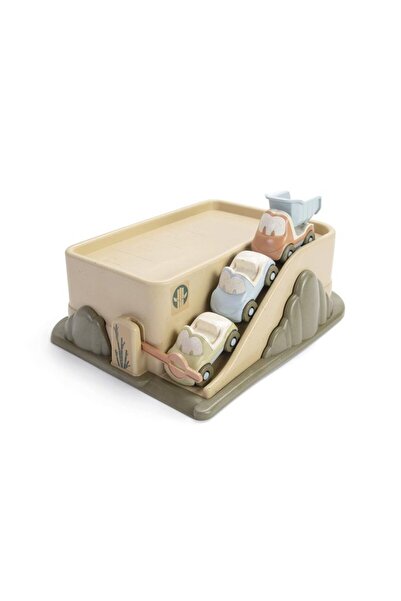 DANTOY Parking with 3 Cars Fun Tiny Bio Plastic