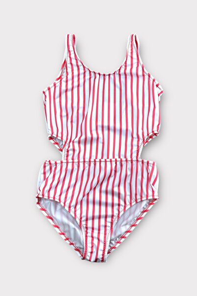 Nilmay mayo Girl's Waist Detailed Swimsuit