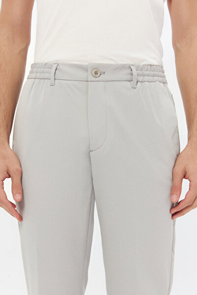 D'S Damat Ds Damat Relaxed Fit Gray Straight Jogger Pants