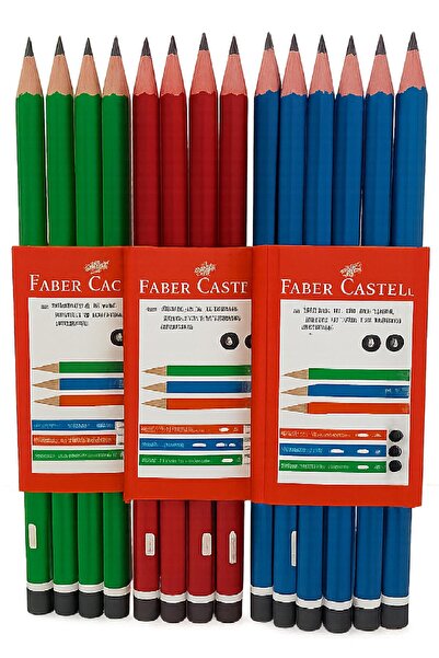 Faber Castell Faber-Castell Mercanlı 12'li Kurşun Kalem Seti