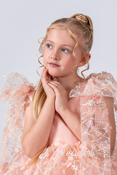 vestitino Papatya Model Girl's Evening Dress